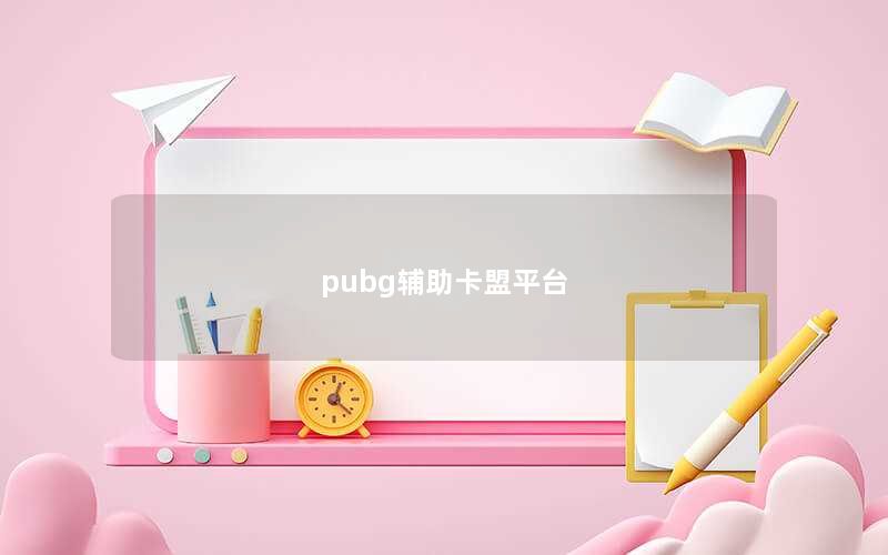 pubg辅助卡盟平台