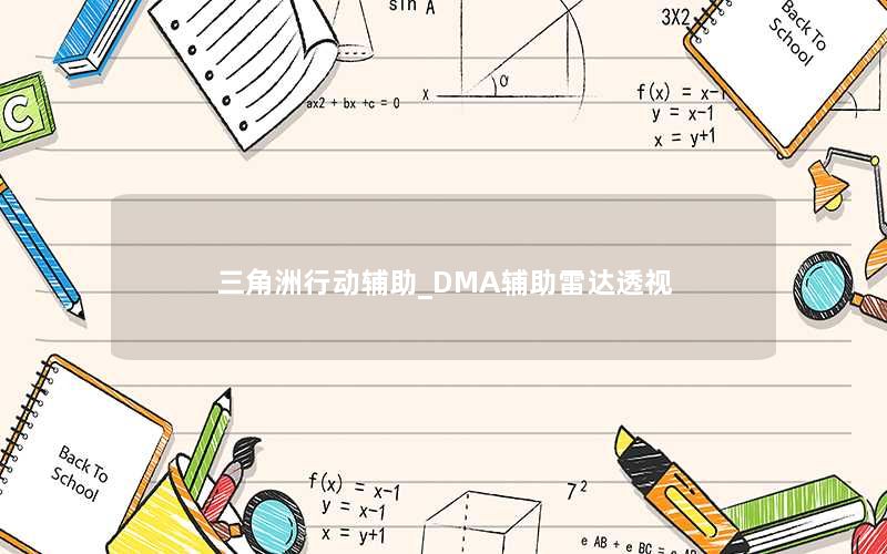 三角洲行动辅助_DMA辅助雷达透视