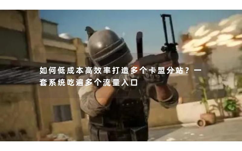 如何低成本高效率打造多个卡盟分站?一套系统吃遍多个流量入口 如何低成本高效率打造多个卡盟分站?一套系统吃遍多个流量入口