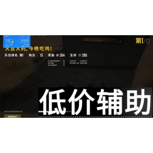 绝地求生最强辅助工具：跋扈外挂一键吃鸡，稳定不封号！